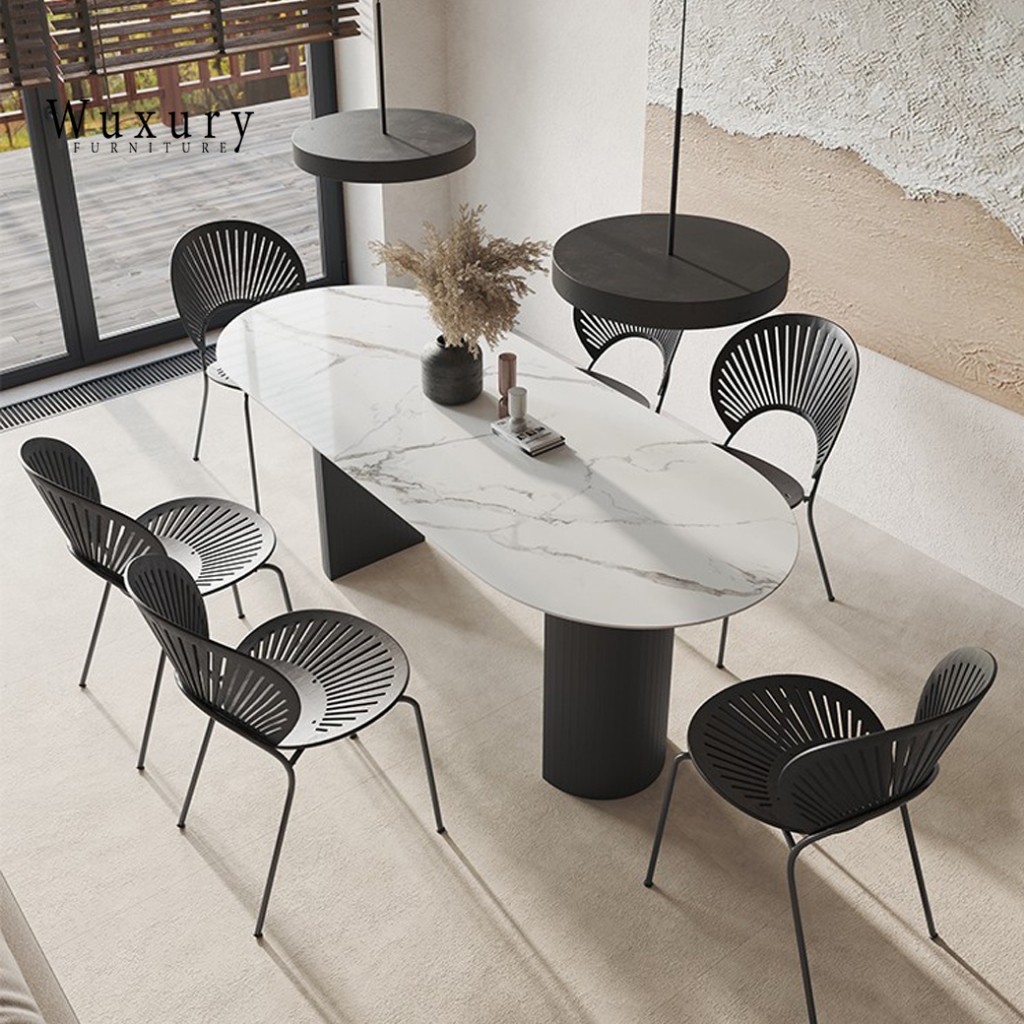 Wuxury.furniture โต๊ะกินข้าว โต๊ะทานข้าว Style Nordic