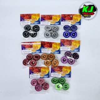 บูชพักเท้า น็อตพักเท้าหน้า Giorno125 (4ตัว+น็อต) งานอลูมิเนี…