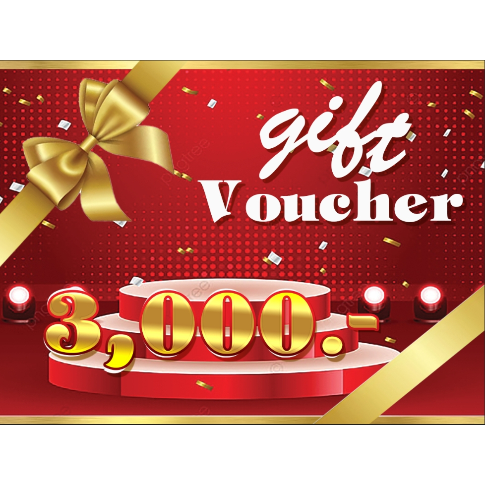 ป้ายมอบรางวัลGIFT VOUCHER ฟิวเจอร์บอร์ด สติกเกอร์รีดฟิวเจอร์บอร์ด  ขนาด A4 A3 A2 (ออกแบบฟรีแก้ไขได้)