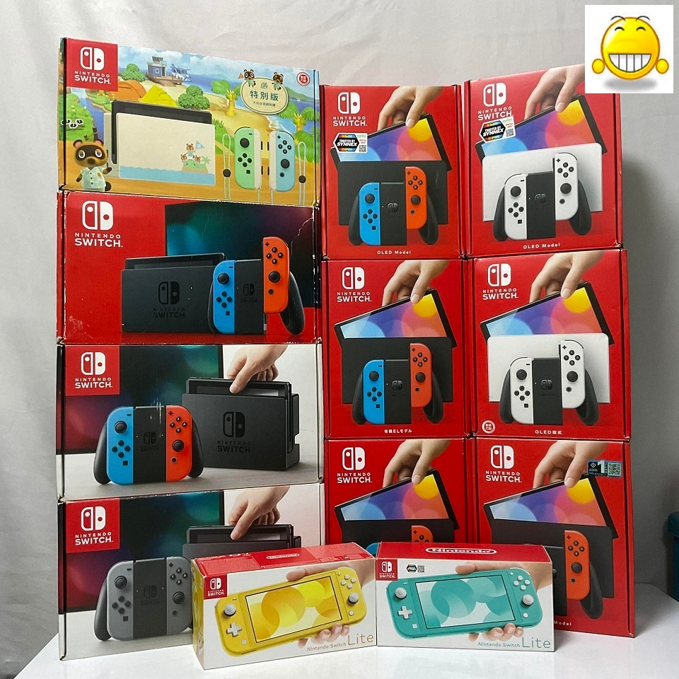 รวมเครื่องNintendo Switch มือสองสภาพดี Oled/Lite/v1-2 หลากหลายสีและลายLimited