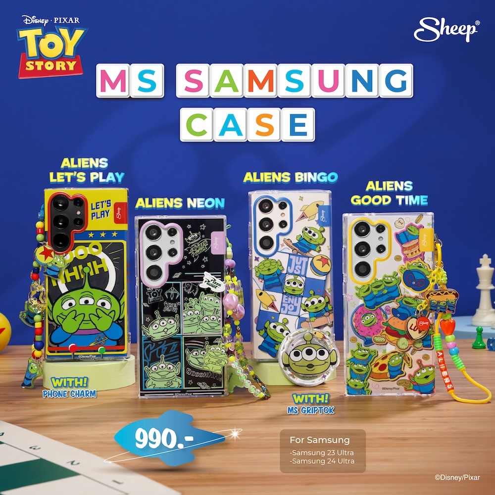 [S23Ultra MS /S24 Ultra MS Aliens] Aliens Collection เคสสำหรับซัมซุง รองรับการชาร์จแม่เหล็กเคสมีMagnet ฟรีGriptok/Strap