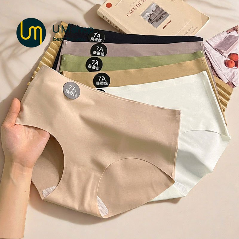 UM Shop 7A กางเกงในผู้หญิงคุณภาพดี ผ้าเรย่อนสเปนเด็กซ์ ผ้ารองเป้าต้านเชื้อแบคทีเรีย สวย ยืดดี Women Lady เสื้อผ้า