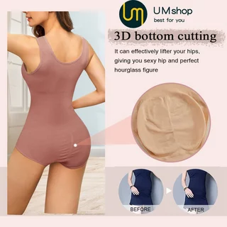 UM Shop ชุดกระชับสัดส่วนวันพีซ น้ำหนัก 35-105 กก. สามารถสวมใส่ได้ พลัสไซส์ รัดตัว เข็มขัดรัดหน้า ท้อง วัสดุนุ่มและ