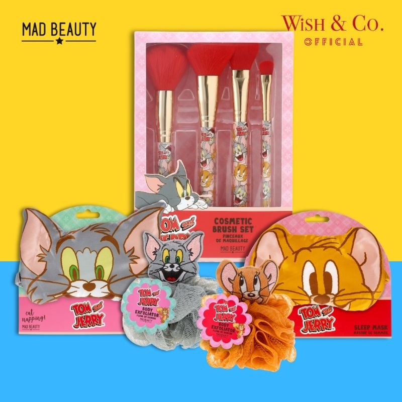 Mad Beauty Warner Bros Tom & Jerry Sleep Mask ผ้าปิดตานอนทอมแอนด์เจอรี่ (ทอม)