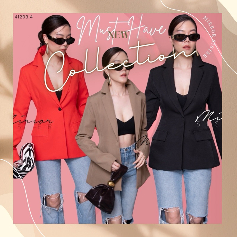 miror เบรเซอร์สูททรงสวย