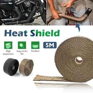 ผ้าพันท่อไอเสีย ยาว 5 เมตร ผ้าพันท่อกันความร้อน ฉนวนกันความร…