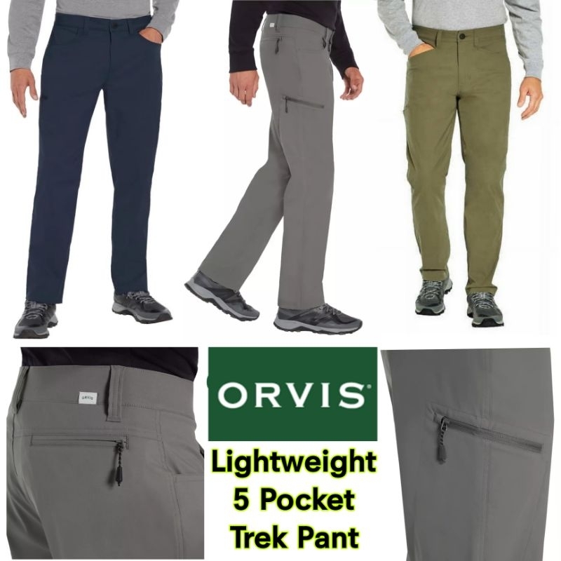 กางเกงขายาวORVIS ZIP-Pocket Trek Cargo Pants กางเกงเดินป่าขายาว