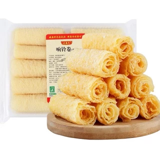 JY.012ฟองเต้าหู้ม่วนทอดขนาด120gบรรจุ10ม้วนกินกับชาบูหม่าล่าเต้าหู้ม่วนถูกสุดในshoppe