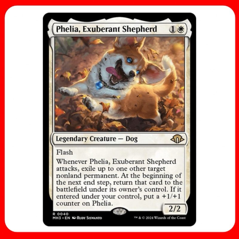 [MTG] Phelia, Exuberant Shepherd [MH3] [WHITE] [RARE] [NORMAL] [ENG] (การ์ดเมจิค / Magic the Gatheri