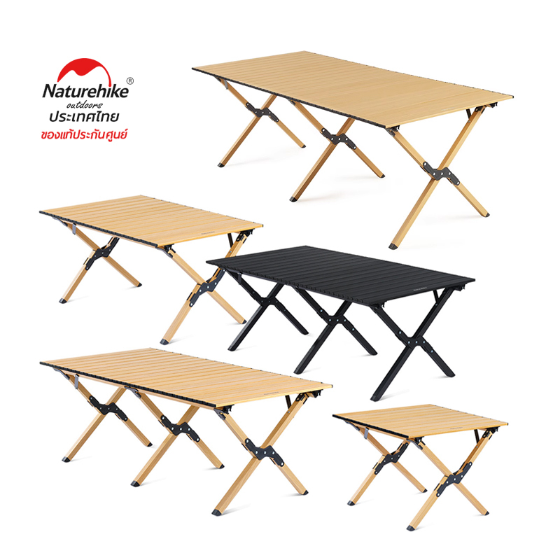 Naturehike Thailand โต๊ะแคมป์ปิ้ง Aluminum Alloy Egg Roll Table