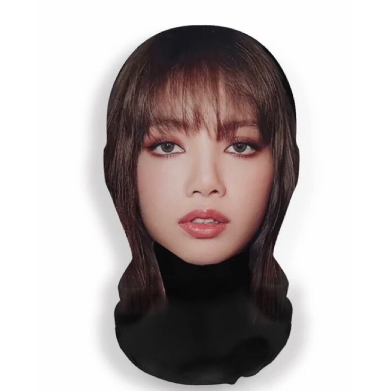 หน้ากากคนดัง 3 D ลิซ่าคอสเพย์ผมดำ*ผมทองพร้อมส่งจากไทยทุกวัน