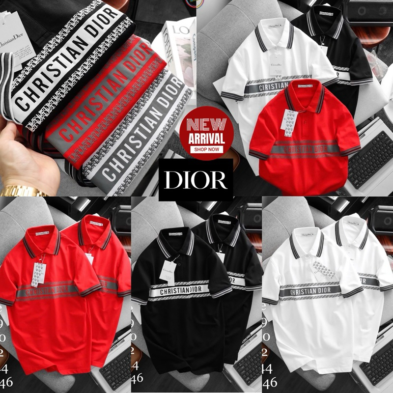 เสื้อโปโล DIOR Classic cotton ใส่แมทช์ทุกงาน
