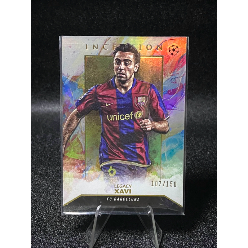 การ์ดฟุตบอล Topps Inception Xavi  รัน107/150