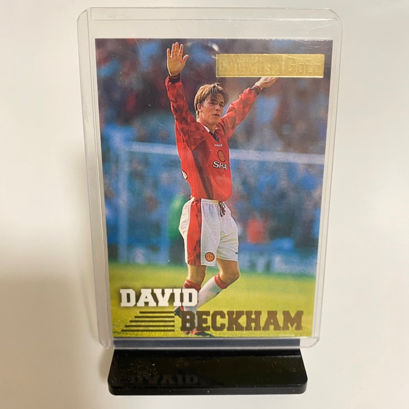การ์ดบอล David Beckham RC (เดวิด เบคแฮม) จากล่องmerlin 1996