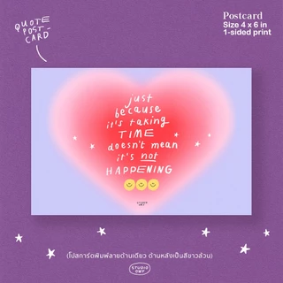 STUDIO.OWY : Quote Postcard โปสการ์ดข้อความ | ขนาด4x6นิ้ว