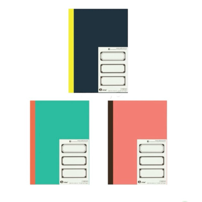 “e-file” สมุดโน๊ตไม่มีเส้น CNB36S (คละสี)