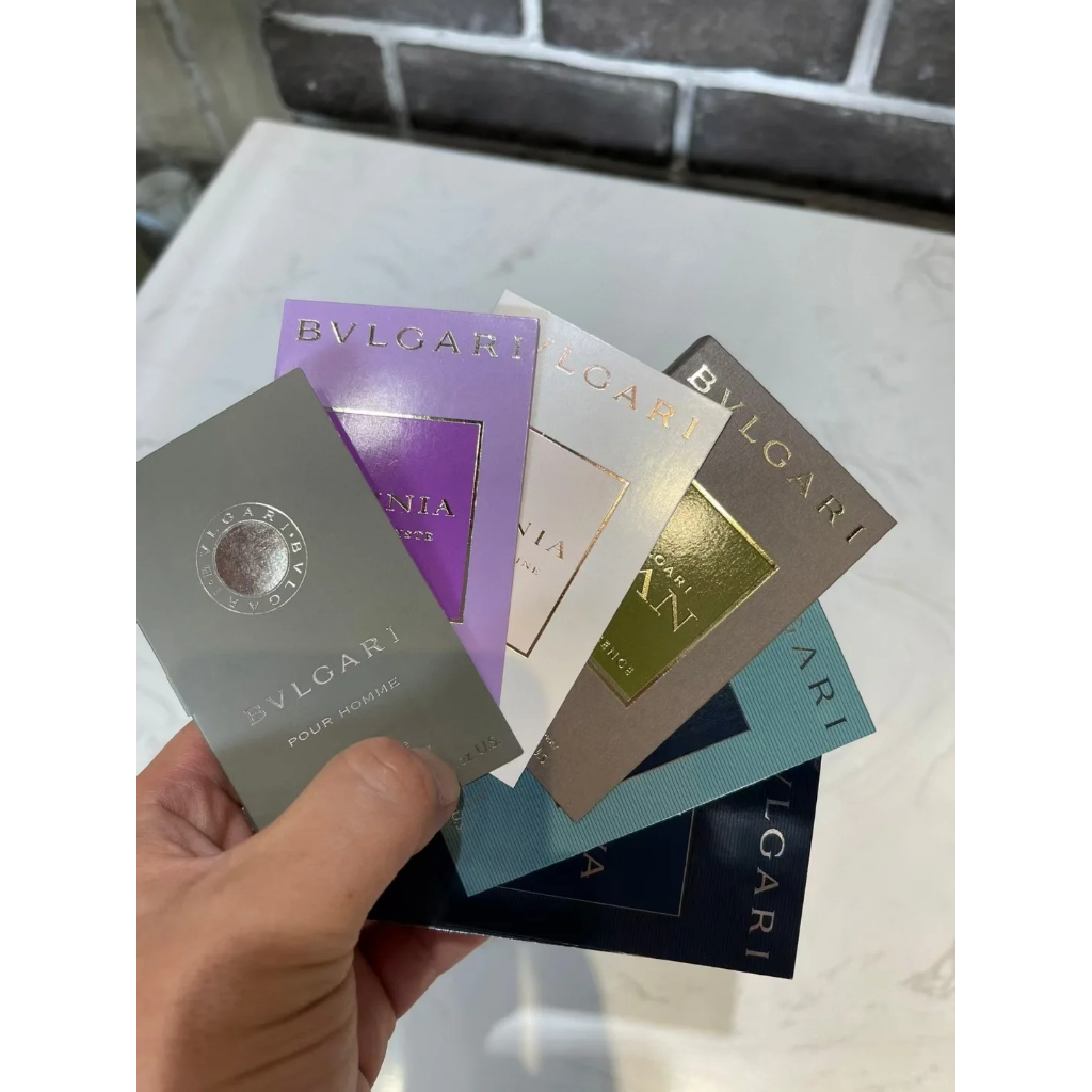 NEW!!BVLGARI Perfume Test Tubeมินิ น้ำหอม1.5ml มีให้เลือกหลายกลิ่นนะคะ