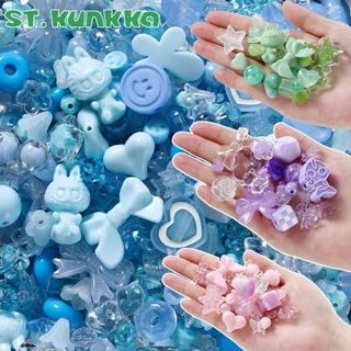 St.kunkka 20/50 กรัม ลูกปัดอะคริลิค ลูกปัดผสมอะคริลิค คละสี สําหรับทําเครื่องประดับ DIY