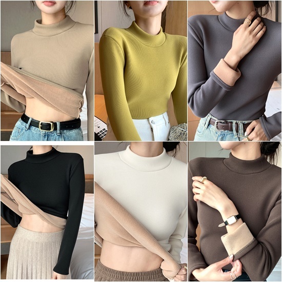 TB315 เสื้อแขนยาวกันหนาวผู้หญิง แบบมีขน （M-XXL)