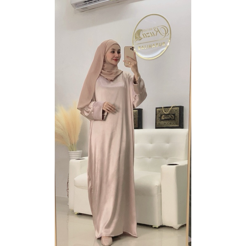 ชุดอาบาย่า ผ้า silk รุ่น FASHA SILK
