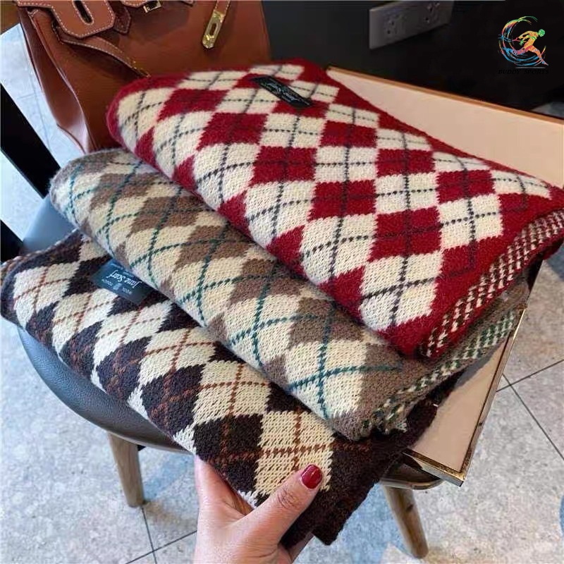 ผ้าพันคอกันหนาว รุ่น Diamond Scarf 06S5 - รูปที่ 7