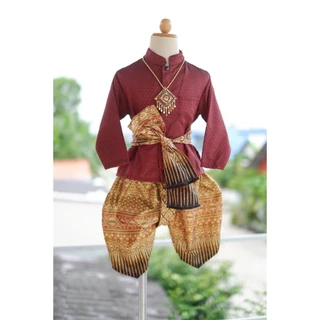 ชุดเด็กพี่หมื่น(แขนยาว)3ชิ้น(ไม่รวมเครื่องประดับ) จันทร์ฉายแขนยาว