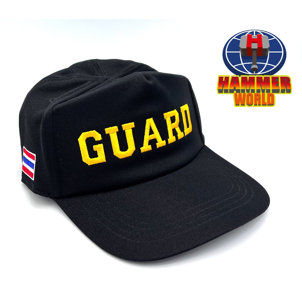 หมวก GUARD การ์ด หมวกแก๊ปหน้ากำบัง สีดำ รูปที่ 5
