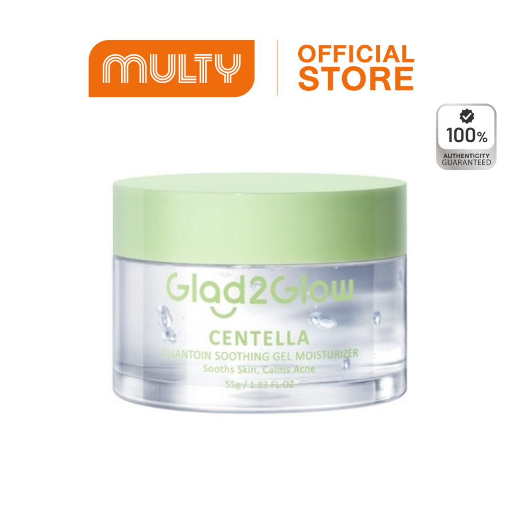 Glad2Glow Centella Allantoin Soothing Gel Moisturizer 55g.