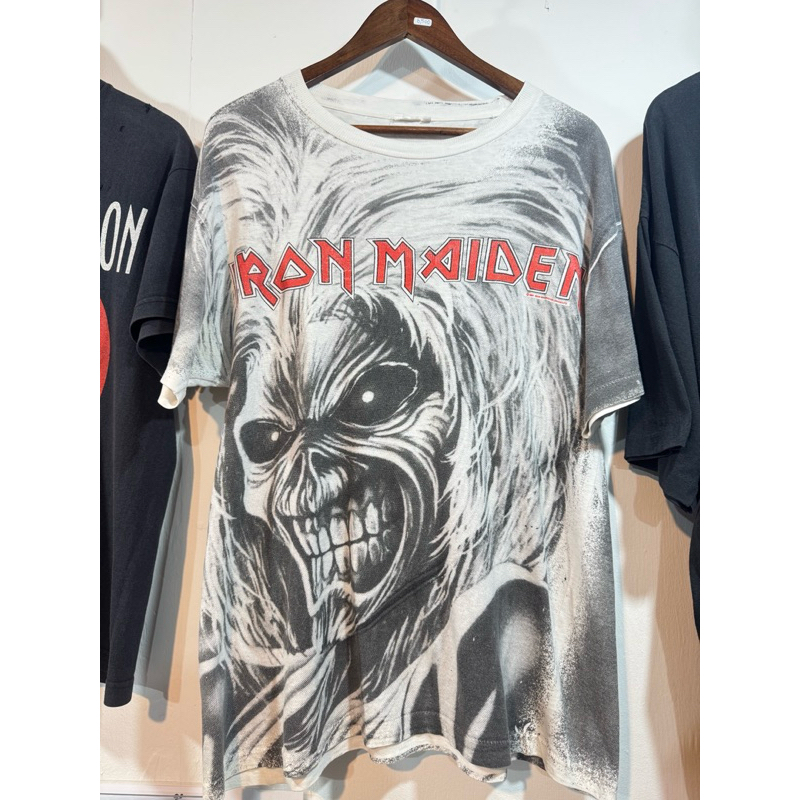 เสื้อวงมือสอง Iron Maiden(1991) size 22x28