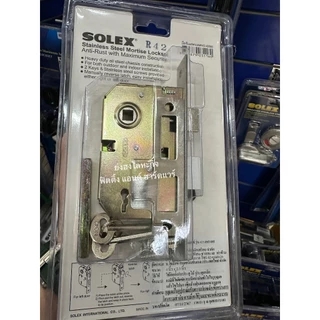 มือจับกุญแจประตูรั้ว SOLEX 425-SS 425SS มือจับเขาควายกุญแจ กุญแจประตูรั้ว กุญแจประตูเหล็ก