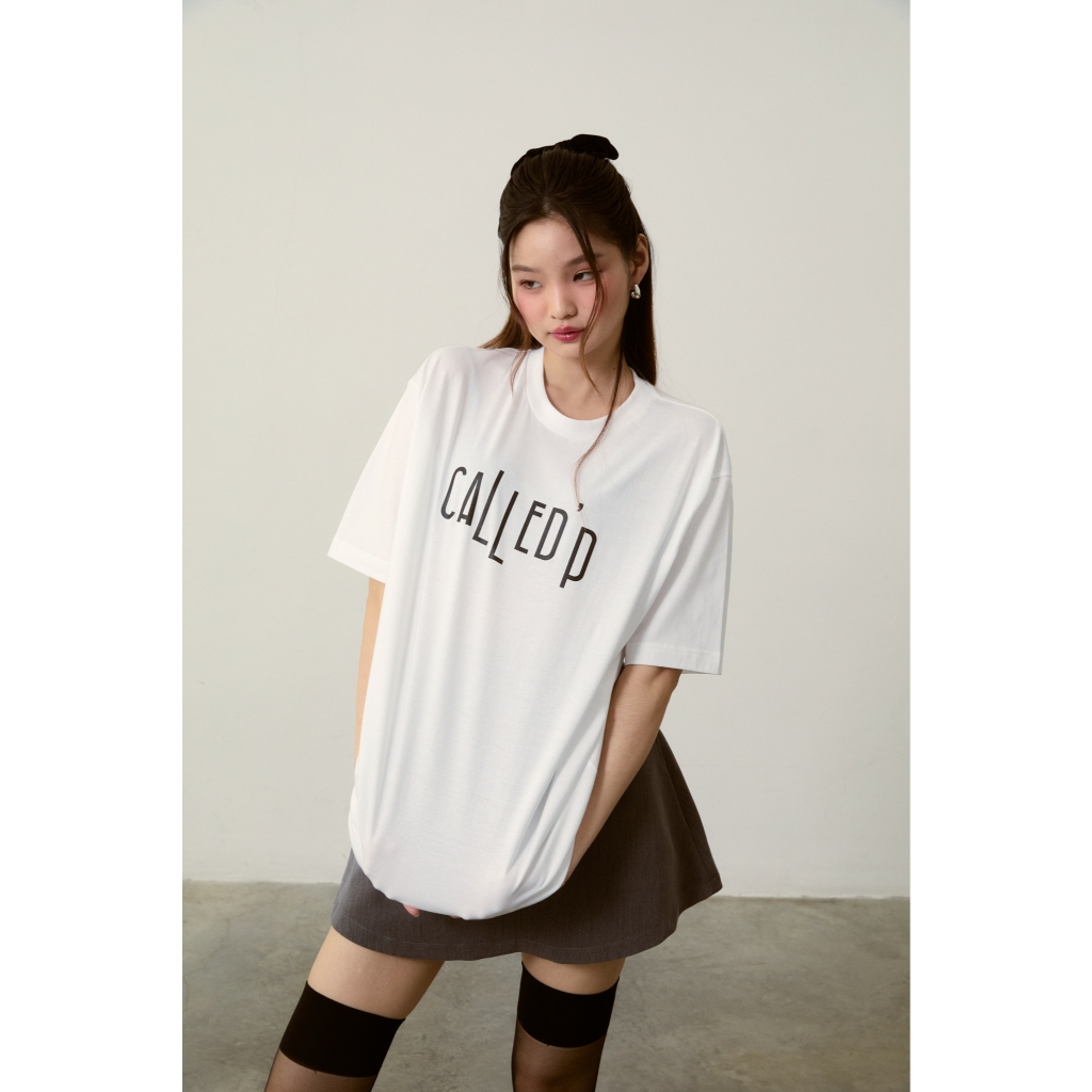 Logo Tee เสื้อยืด Oversized สกรีนโลโก้แบรนด์
