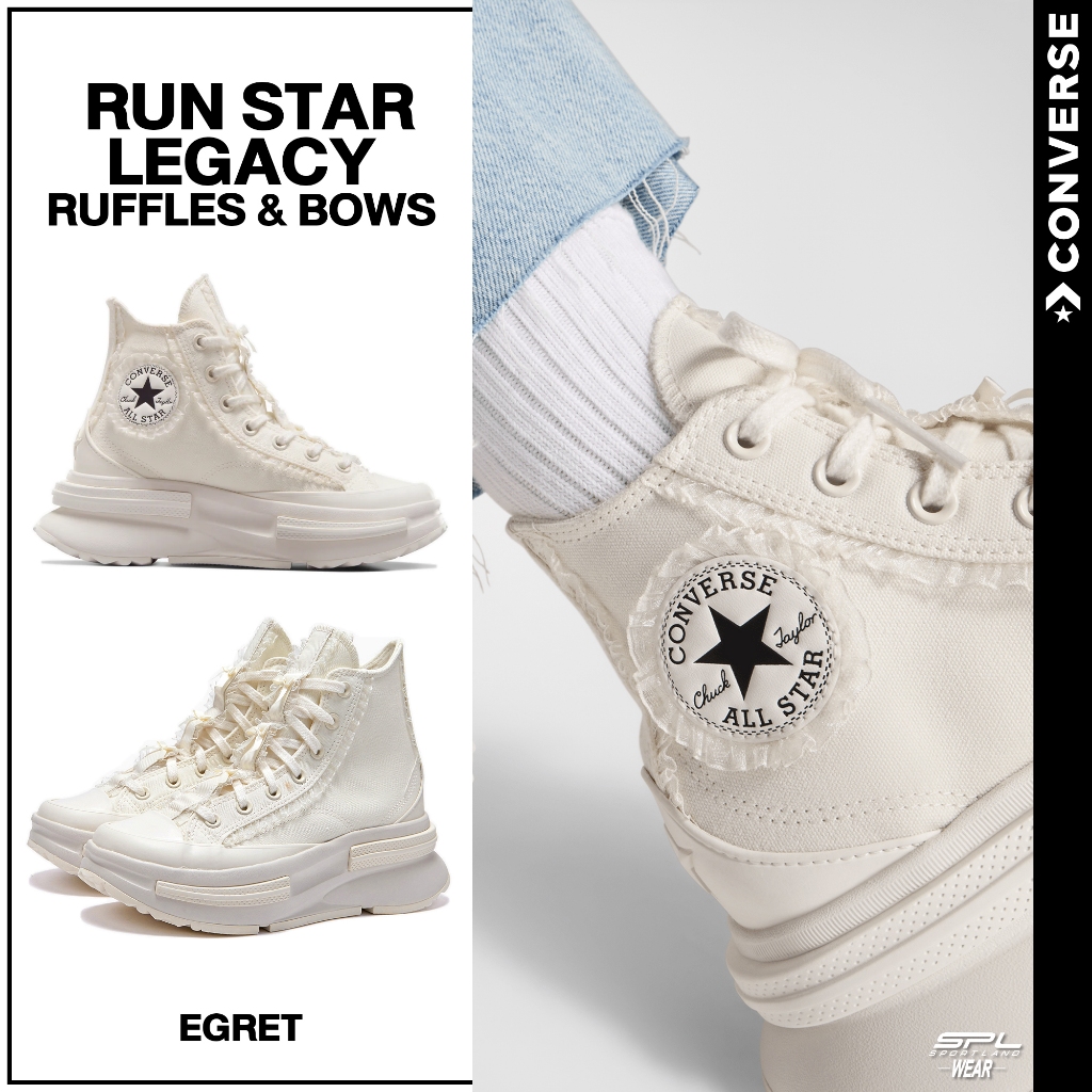 Converse คอนเวิร์ส รองเท้าผ้าใบ รองเท้าแฟชั่น UX Run Star Legacy CX Platform Ruffles & Bows A10027CFH4CMXX (4100)