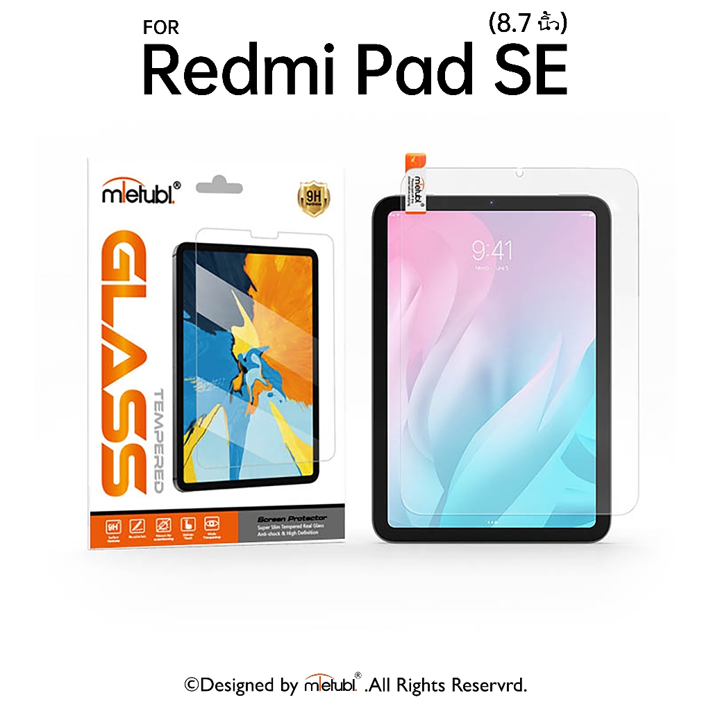ฟิล์มกระจก ฟิล์มไฮโดรเจล Mietubl สำหรับ Xiaomi Redmi Pad SE 8.7 นิ้ว มีอุปกรณ์ติดฟิล์มในกล่อง