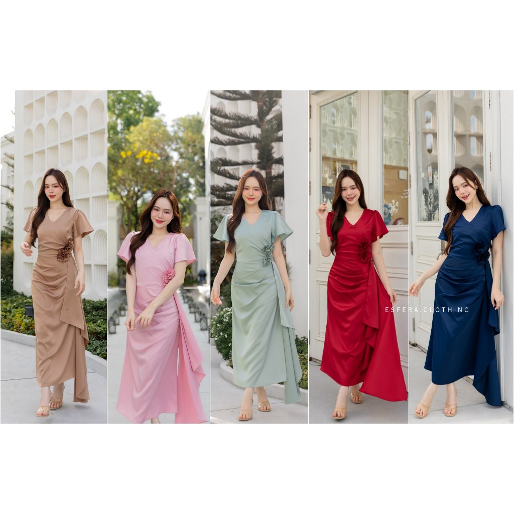DR098-1 Luxy Longly Dress เดรสออกงาน