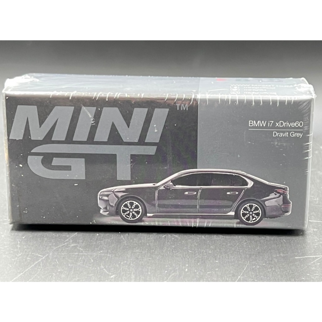 MINIGT BMW i7 xDrive60 Dravit Grey