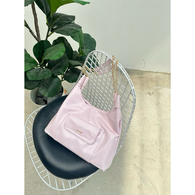 กระเป๋า Kappa Bkk สีชมพู (มือสอง)