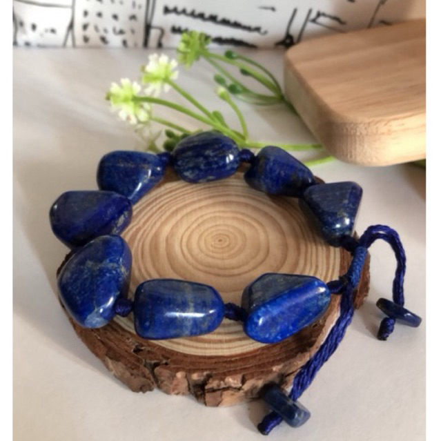 1 pc bright color lapis lazuli beads bracelet 💙💙