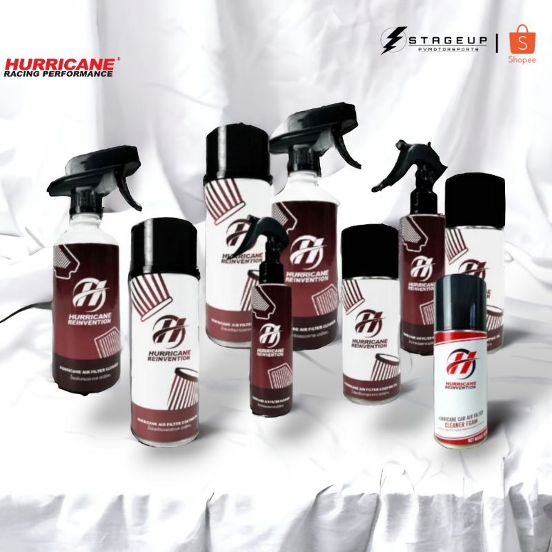 ใหม่ HURRICANE น้ำยาล้างกรองอากาศ น้ำยาเคลือบกรองอากาศ สุดคุ้ม ใช้ได้นาน สินค้าพร้อมส่ง