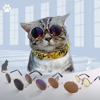 PET LIFE แว่นตาแมวสัตว์เลี้ยงแว่นตาสุนัขขนาดเล็กสัตว์เลี้ยงตาสวมแว่นกันแดดสุนัขอุปกรณ์สัตว์เลี้ยง