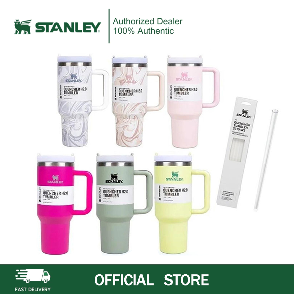 Stanley Quengher H2.0 แก้วน้ําสุญญากาศ สเตนเลส พร้อมหูจับ และฝาปิด 30 ออนซ์