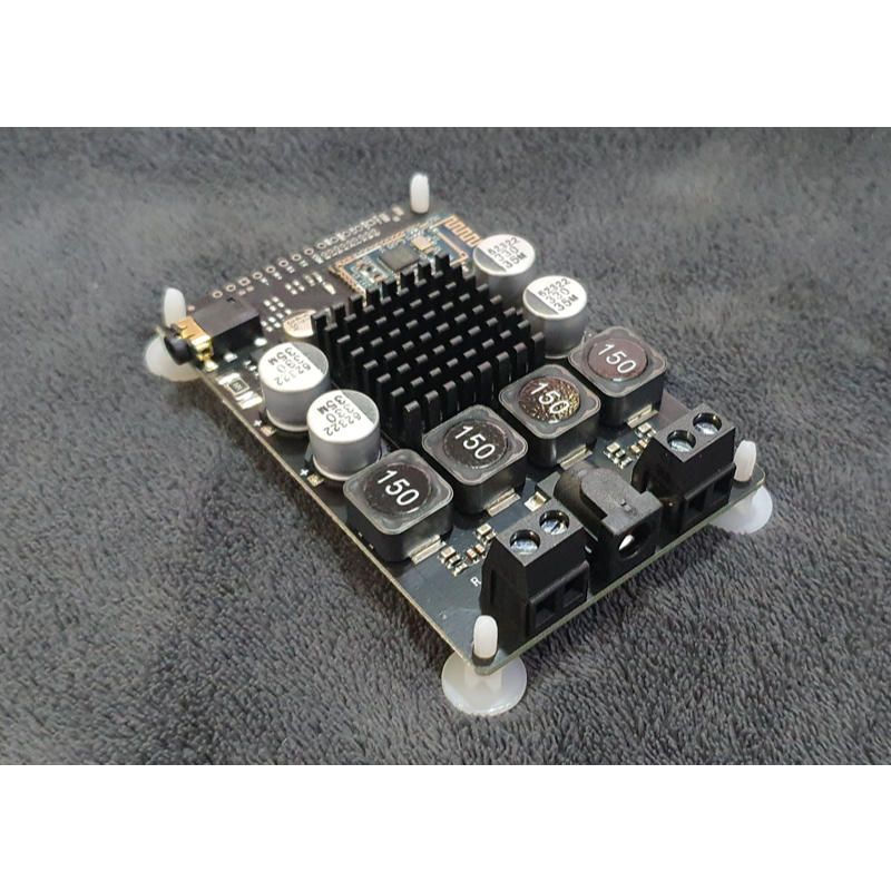 บอร์ดบลูทูธ 5.0 TWS + ขยายเสียง 2x100W Bluetooth 5.0 HY5066TWS (จับคู่เชื่อมต่อ 2 บอร์ดแยกซ้ายขวาด้วยปุ่มเดียว)