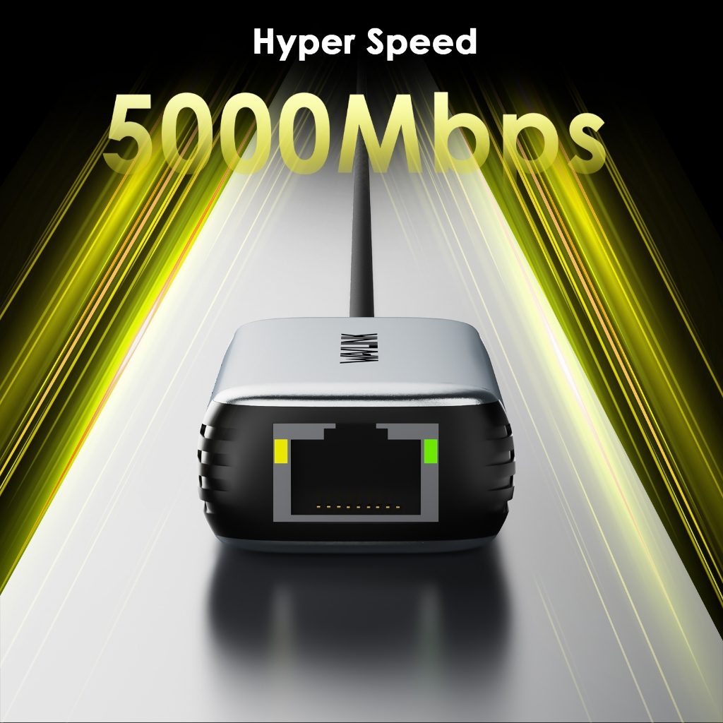 อะแดปเตอร์ WAVLINK 5Gbps USB C เป็นอีเทอร์เน็ต