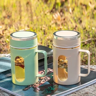 กระบอกชงชา กาแฟ อินฟิวส์ แก้วเก็บอุณหภูมิ มีหูจับ มีฝาปิด ขนาด 500ml(0003)