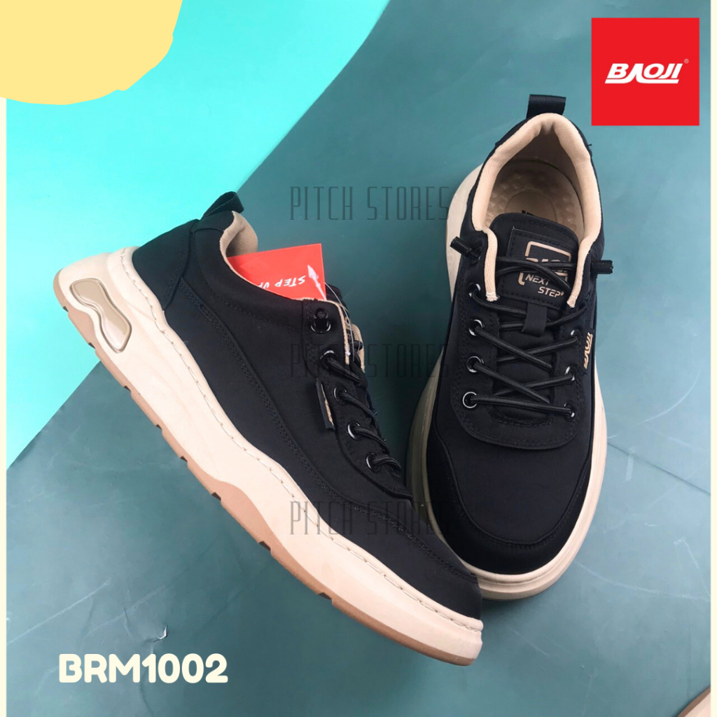 Baoji รองเท้าผ้าใบผู้ชายแบบผูกเชือก รุ่น BRM1002 (41-45)