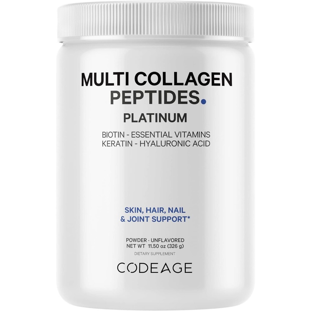 Codeage Multi Collagen for Women & Men Biotin 10000mcg Keratin, Protein Powder (No.908)