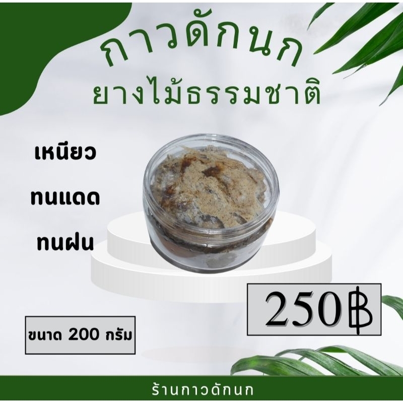 ยางไม้ กาวดักนกธรรมชาติ200กรัม