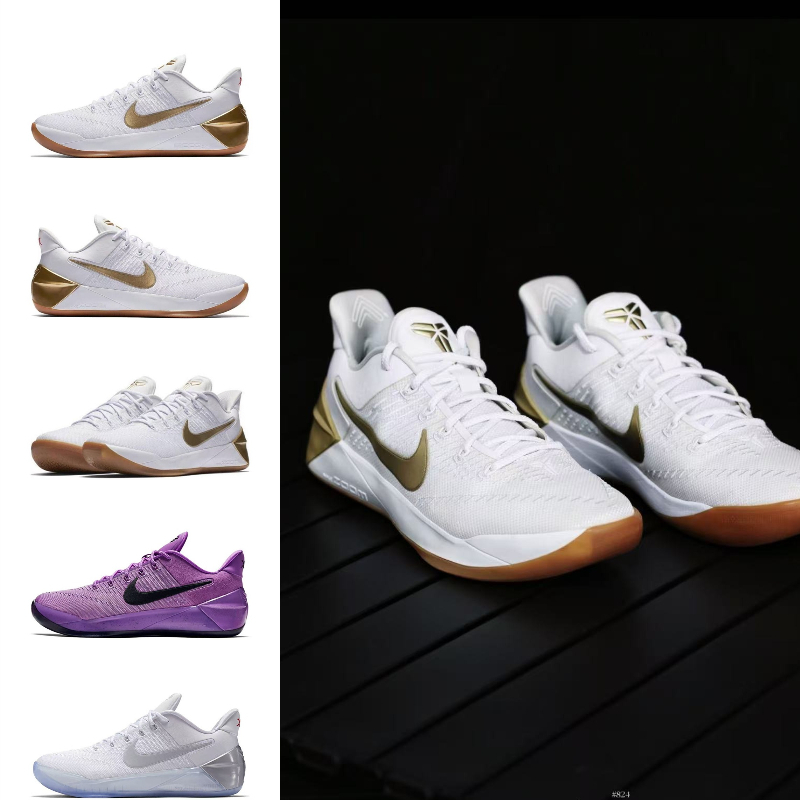 รับประกันของแท้ Nike Kobe AD kobe12 รองเท้าบาสเกตบอล 852427-107