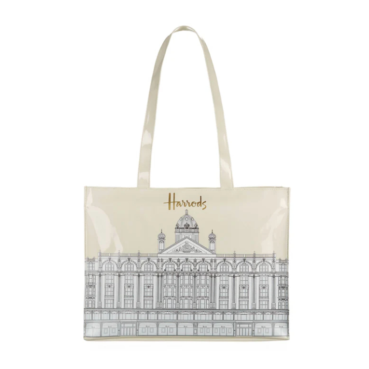 Harrods ( Pre-Order 2Weeks) Illustrated Building Shoulder Bag ของแท้ 100% จากอังกฤษ