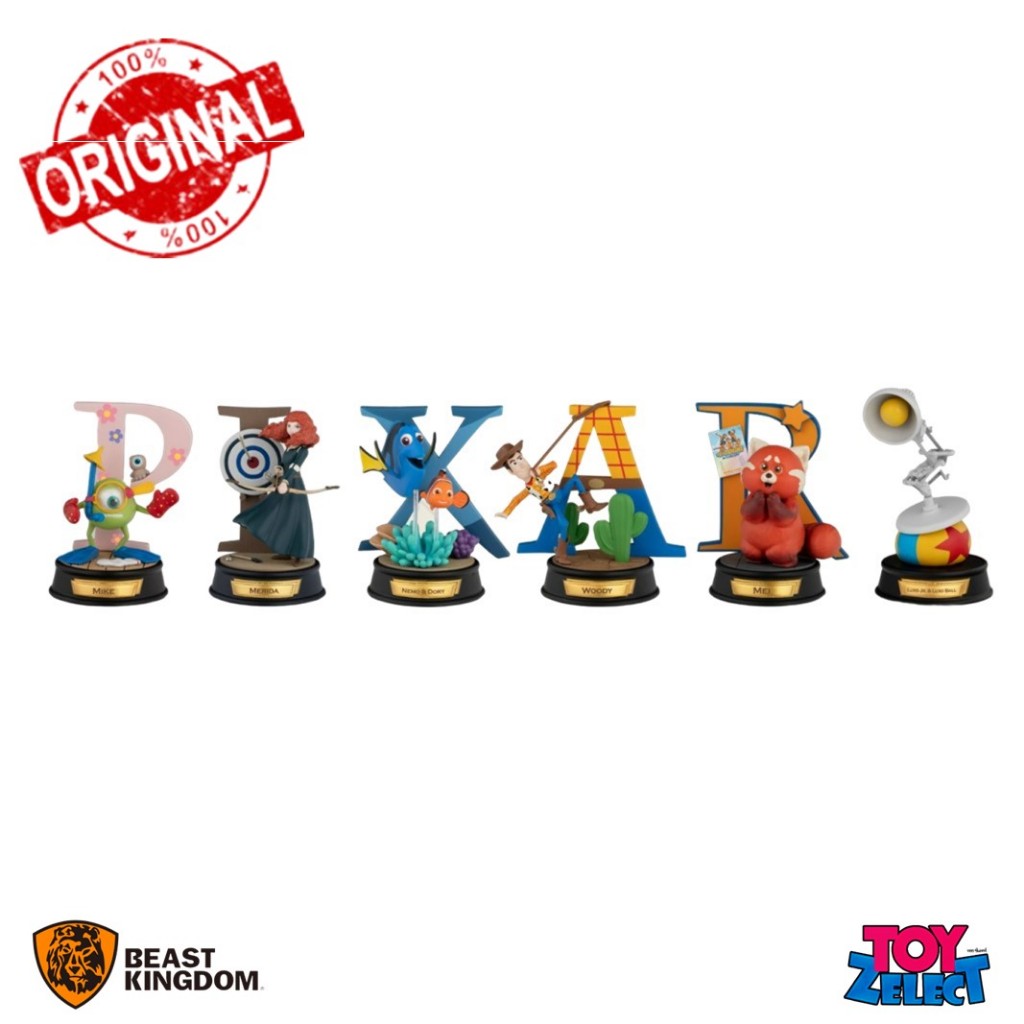 Beast Kingdom (MDS003) - Disney 100 Years of Wonder: Pixar Alphabet Art Series (set of 7)