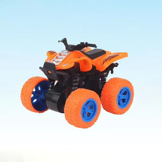 [Sport 4WD]รถของเล่นเด็ก ของเล่นความเฉื่อย รถของเล่นบิ๊กฟุต โช็คสปริง มีกันชนข้างหน้า หมุนได้360องศา